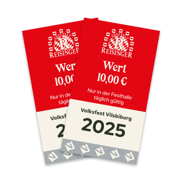 Wertmarken Volksfest Vilsbiburg