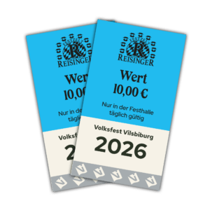 Wertmarken Volksfest Vilsbiburg